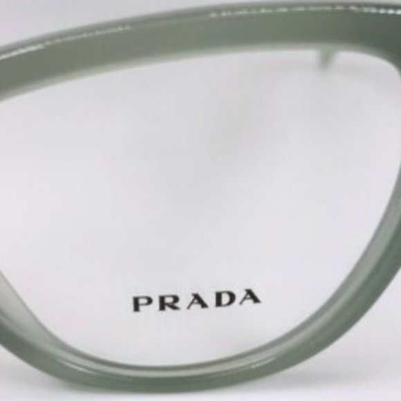 PRADA Two Tone-Green Eyeglass Frames NEW / No Case - Picture 4 of 11